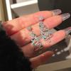 Pendientes colgantes de árbol de Navidad con circonitas, exquisitos y versátiles pendientes de moda, pendientes navideños, joyas de celebridades de Internet, joyas del mismo estilo.