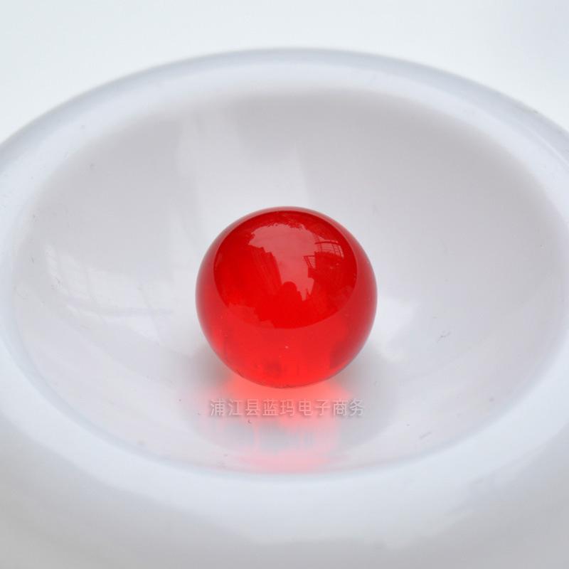 无孔光珠 大红.JPG