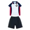 Roupas de jardim para creche verão estilo faculdade roupas de aula manga curta Roupa esportiva terno infantil uniforme de escola primária verão Novo