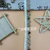 Estilo Étnico Cinta de Algodón y Lino Colgante de Perla de Concha Tejido a Crochet Encaje DIY Dobladillo de Falda Estilo Bohemio Accesorios Textiles para el Hogar