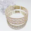 Pulsera elástica abierta de circonita de moda versátil temperamento dulce pulsera personalizada simple collar pulsera de alto sentido