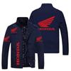 Chaqueta estándar para coche de comercio exterior transfronterizo europeo y americano para hombre, nueva casual talla grande cárdigan aviador béisbol cremallera chaqueta para hombre