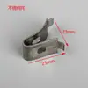 Aleación de Aluminio, Columna de Agujero Cruzado de Acero Inoxidable, Tira de Columna Aa, Soporte de Estante, Soporte de Vidrio, Soporte de Aluminio, Clip de Hebilla, Riel Montado en Pared