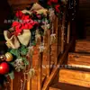 Renos Navideños, Copos de Nieve y Otros Adornos de Madera Colgantes, Decoraciones con Forma Navideña, Colgantes de Madera para el Ambiente
