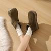 Zapatos de Caña Alta para Mujer con Forro de Felpa, Zapatos de Algodón Cálidos, Nuevos Tenis de Suela Gruesa Invierno 2026, Botas de Nieve Casuales para Mujer Ld7503