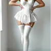 Trajes Sexys Europeos y Americanos Ropa Interior Sexy de Encaje con Pestañas Transfronteriza Malla Sexy de Encaje para Mujer Ropa de Dormir de Malla Sexy de Comercio Exterior