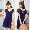 Traje de baño para madres de mediana edad, estilo falda, adelgazante, holgado, traje de baño de una pieza, traje de baño para cubrir la barriga para aguas termales, para mujeres de talla grande