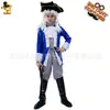 Disfraz de Cosplay de Niño Pequeño de General Medieval Colonial Disfraz Infantil Disfraz de Escenario