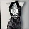 Lencería Sexy, Medias Estimulantes, Medias de Red con Abertura Inferior Sin Quitar, Medias de Cama, Estilo Pura Pasión, Conjunto de Ropa Combinado Caliente y Sexy