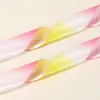 Flor de Cinta de Satén de Colores Empaque de Regalo Floristería Pastel Transferencia de Calor Arcoíris Gradiente Cinta de Poliéster