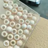 Rueda de Cuentas con Patrón Pintado en Acrílico Pulsera de Cuentas Hecha a Mano DIY Llavero Colgante Cuentas de Ábaco Accesorios de Cuentas Sueltas