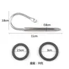 Vibrador Metal Olho de Cavalo Sm Brinquedo Alternativo Massageador de Próstata Dispositivo de Masturbação Masculina Bastão de Expansão Uretral Masculino