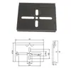 Clip de Riel Estándar Industrial Din35Mm Clip para Riel Guía de Aleación de Aluminio Base de Soporte Fijo de Montaje para Riel Guía C45