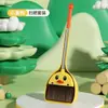 Juego de escoba de juguete para niños para uso doméstico, combinación de mini escoba y recogedor, set de dibujos animados para bebé, adecuado para jardines de infancia