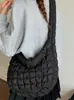 Bolsa Casual Fashionável de Grande Capacidade Transfronteiriça 2025 Nova Versátil Fashionável Bolsa de Ombro Transversal Versátil Bolsa Dumpling