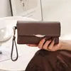 Bolsa Transversal Novo Estilo Feminina Multifuncional Bolsa de Mão Estilo Horizontal Bolsa para Celular de Bolso Ombro Único Transversal Carteira Integrada Bolsa para Celular Feminina