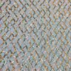 Jiaxin Tejido y Bordado Primavera y Verano 2021 Nuevo Malla Elástica Hilo de Poliéster Malla de Diamantes Pequeños Vestido Bordado con Lentejuelas Tela