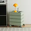 Armário de Armazenamento Móvel Estilo Nórdico para Uso Doméstico, Armário de Armazenamento para Sala de Estar, Armário de Mesa Giratório Estilo Ins, Armário de Cabeceira para Lanches