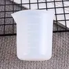 Copo Medidor de Silicone Sem Lavagem de Resina de Cristal Transfronteiriço Ferramenta para Artesanato DIY com Escala 100ml Copo de Mistura