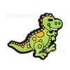 Nuevos Accesorios para Zuecos DIY de Dinosaurios Dibujos Animados Lindos de Gama Alta PVC Suave de Goma Hebilla de Zapato Accesorios Venta al por Mayor