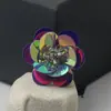Parche de flor de lentejuelas hecho a mano DIY parche de tela de flor con lentejuelas y cuentas accesorios de aplicación para decoración de ropa sombrero bolsa zapatos