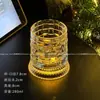 Creativo de Influencer [Posavasos Luminoso Gratis] Giratorio Luminoso Girador para Vaso de Whisky Descompresión Vaso para Licores Extranjeros