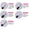 Caneta de Silicone Dupla Ponta para Nail Designers, Bastão de Pressionar para Escultura, Pó Espelho Mágico, Materiais para Nail Art, Kit de Unhas Postiças, Gel para Escultura
