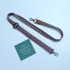 Cordão Huayang personalizável estilo étnico bordado longo ajustável para celular, alça portátil anti-perda para garrafa de água e bolsa
