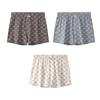 Ropa interior para hombre Huajielong, bóxer a cuadros de algodón, holgado, fino y transpirable, con diseño de flechas.