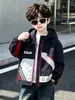 Chaqueta cortavientos de primavera y otoño para niños, estilo coreano, moderna y elegante, chaqueta tipo cárdigan, para niños pequeños y medianos, exportación transfronteriza
