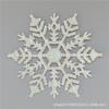 Decorações de Natal 10cm pó plástico floco de neve decoração da árvore Natal suprimentos pendente fabricantes atacado