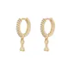 Brincos de osso novo Mori Dongdaemun japonês e coreano ins moda brincos de diamante versáteis brincos simples femininos atacado