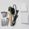 Kit de Ferramentas Ajustáveis de Temperatura para Prensagem de Flores DIY Ferramenta Elétrica Manual para Modelagem de Flores de Veludo Bolas Redondas Hastes Prensagem de Pétalas de Flores de Veludo