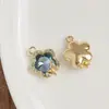 Nuevo Colgante de Aleación Microincrustado Accesorios para Joyería DIY Pulsera Collar Colgante de Joyería Estrella Luna Venta al por Mayor