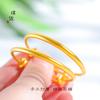 Pulsera de bebé de oro arena de alta calidad mate de larga duración, pulsera ajustable, regalo de luna llena, regalo para un año para hombres y mujeres