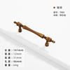 Manijas de bronce para puertas de gabinetes, estilo chino, nuevas y sólidas, para cajones de armarios retro, estilo europeo antiguo, manijas pequeñas para muebles simples.