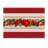 Patrón Navideño Amazon Temu Comercio Electrónico Transfronterizo Nuevo Hogar Lino Resistente al Calor y a las Manchas Mantel Individual