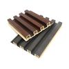 Tablero de rejilla de bambú y fibra de madera tamaño Gran Muralla panel de pared pared de fondo de TV techo rejilla de chapa de madera cóncavo-convexa