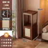 Estante de Almacenamiento Pequeño para Juego de Té, Nuevo Estilo Chino Estante de Té de Múltiples Niveles Vitrina Exhibidora, Armario Estrecho para Almacenamiento de Adornos de Sala de Estar