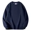 Nueva sudadera con cuello redondo, engrosada y forrada de forro polar para otoño e invierno para hombre, estilo callejero americano de alta calidad, sudadera unisex de forro polar zorro plateado pesado