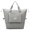 Bolsa de viaje plegable para mujer, bolsa de mano para viajes cortos, capacidad extragrande, bolsa de gimnasio ligera, ideal para artículos esenciales de maternidad, viajes y viajes de negocios