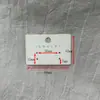 Serie de Pendientes de Par Único, Pendientes Multiespecificación, Empaque de Pendientes Joyería, Tarjetas de Exhibición Sencillas y Populares con Estampado en Caliente