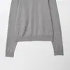 Exportación Transfronteriza Otoño 2025 Nuevo Estilo Europeo y Americano Suéter de Cuello Redondo Diseño para Mujer Nicho Prendas de Punto Elegantes 9598