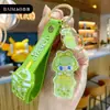 Llavero de Panda de Dibujos Animados Lindo Brote de Bambú Peluche de Panda Colgante para Coche de Pareja Regalo Venta al por Mayor