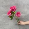 Flores Artificiales Rojo Rosa para Boda, Flores Falsas Decorativas Rojo Rosa para Arreglos de Techo y Piso de Boda, Utilería para Montaje de Escena Floral