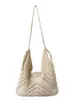 Cross-border 2025 Nova bolsa de palha retrô feminina estilo étnico bolsa tote all-match grande capacidade bolsa de tecido portátil