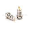 Interruptor de botón pulsador metálico de 8 mm autoblocante autorreestablecible cabeza alta sin luz de dos patas impermeable mini botón pulsador redondo
