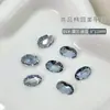 Joia de unha cor transparente cristal 8*12 ovo de pombo super brilho broca de unha multi-corte fundo pontiagudo broca de unha acessórios de broca de unha