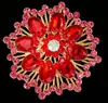 Nueva Moda Francesa Exquisito Broche de Girasol Artesanía Pesada Temperamento Elegante Broche para Mujer Accesorios de Vestimenta Venta al por Mayor