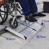 Rampa para Silla de Ruedas, Rampa Plegable para Puerta y Escaleras, Pasaje Sin Barreras para Personas Discapacitadas y Adultos Mayores para Subir y Bajar Escalones, Descarga de Mercancías